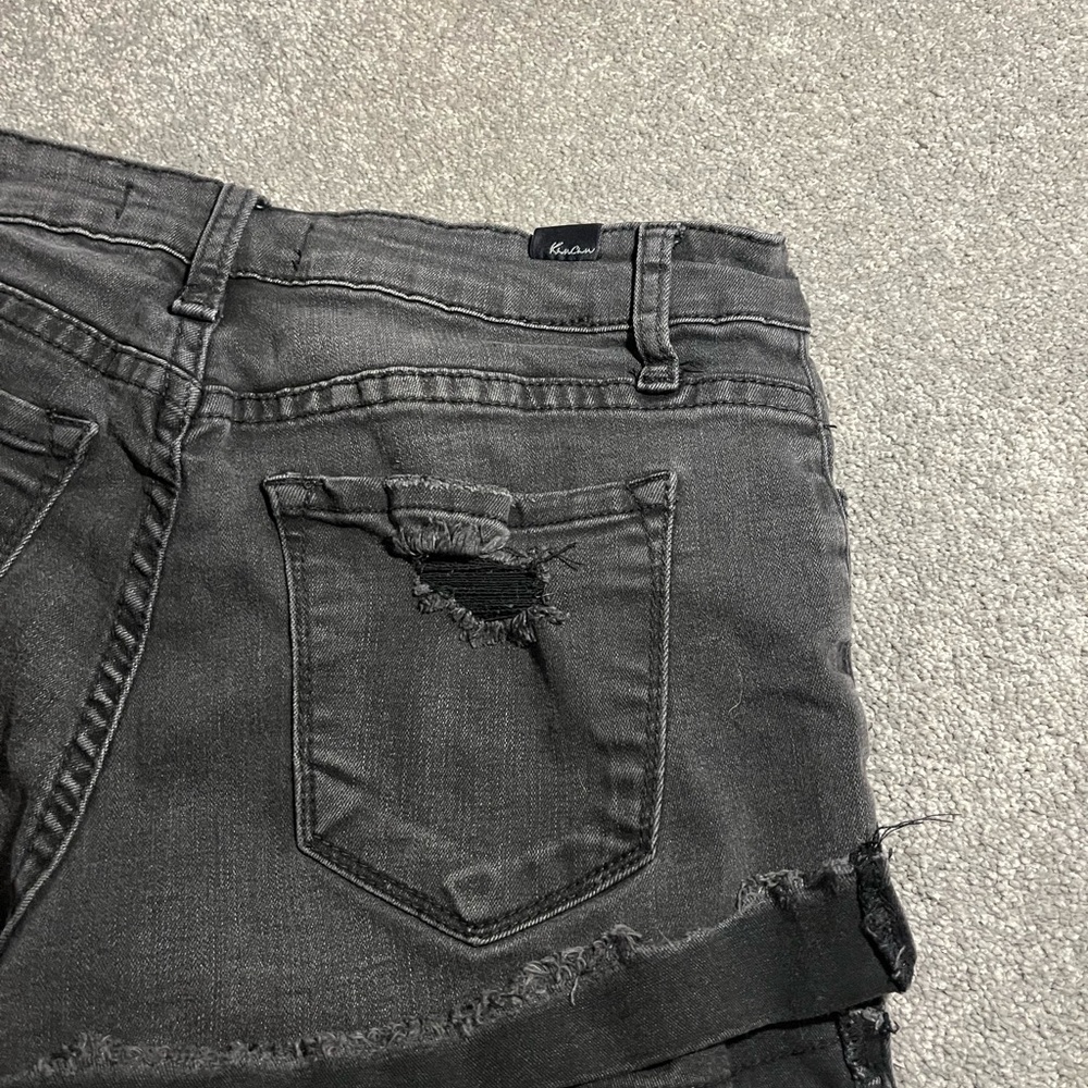 Kancan black distressed‎ short - Picture 9 of 9